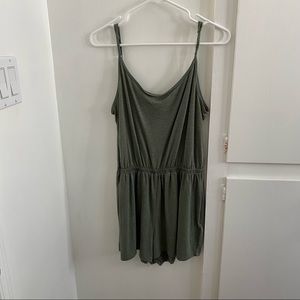 H&M OLIVE ROMPER